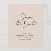 budget Moderne handgeschreven typografie bruiloft (Voorkant)