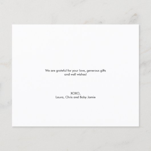 Budget Moderne handlettering Script Photo Collage (Achterkant)