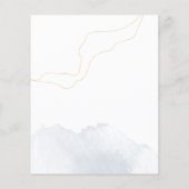 Budget Moderne Icon Mariage Programme Itinéraire (Dos)