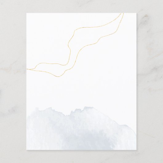 Budget Moderne Icon Mariage Programme Itinéraire (Dos)