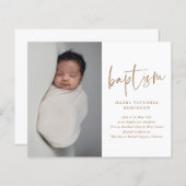 Budget Moderne Manuscript Eenvoudige Baptisme Uitn (Voorkant / Achterkant)