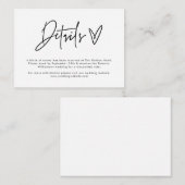 Budget Moderne Minimale Kaart behuizing Kaart Gege Notitiekaartje (Voorkant / Achterkant)