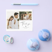 Budget Moderne Minimalistische Foto Hartelijk dank Flyer (Enkel)