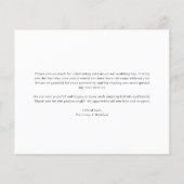 Budget Moderne Minimalistische Foto Hartelijk dank Flyer (Achterkant)