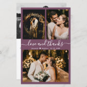 Budget Moderne Script Photo Weddenschap Hartelijk  (Voorkant / Achterkant)