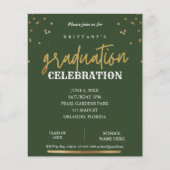 Budget Moderne Script Sage & Gold Afstuderen Uitno (Voorkant)