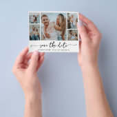 Budget Moderne Typografie Collage Save The Date Flyer (Hand)