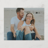 Budget Moderne Typografie Collage Save The Date Flyer (Achterkant)