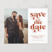 Budget Moderne Typografie Foto slaat de datum op (Voorkant)