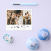 Budget Moderne Typografie Foto slaat de datum op Flyer (Enkel)