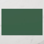 BUDGET Moderne Typografie Groene kerstfoto (Achterkant)