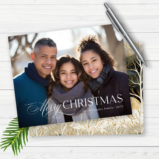 Budget Moderne typografie Kerstvakantie foto