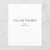 Budget Moeder en Dochter Moederdag Kaart (Achterkant)