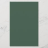 Budget Monogram Emerald Green Greenery Wedding (Achterkant)