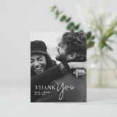 BUDGET Monogrammed Typography Script Fotobruiloft (Staand voorkant)