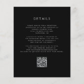 Budget Moody Bloemendecoratie Navy Zilver QR Code (Achterkant)