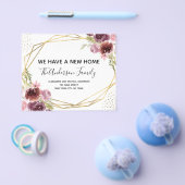 Budget Moving Announge Floral Geometric Flyer (Enkel)