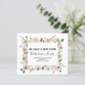 Budget Moving Announge Stusty Pink Floral (Staand voorkant)