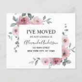 Budget Moving Announge Stusty Pink Floral (Voorkant)