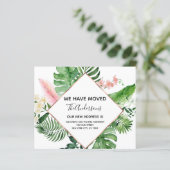 Budget Moving Announge Tropische Floral (Staand voorkant)