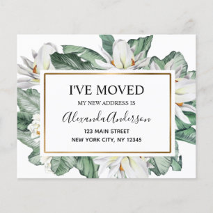Budget Moving Announge Tropische Floral Flyer