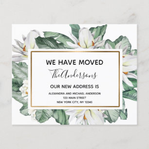 Budget Moving Announge Tropische Floral Flyer
