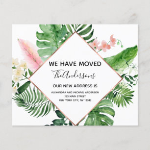 Budget Moving Announge Tropische Floral Flyer