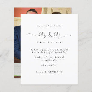 Budget Mr. Script Photo Gay Wedding Bedankt