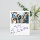 Budget multi 6 photo Joyeuse carte de Noël (Debout devant)