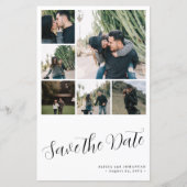 Budget multi-collage de photos carte de mariage 's (Devant)