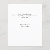 Budget Multi Foto's Bruiloft Dank u Kaarten (Achterkant)