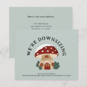 Budget Mushroom House Diminuer Nouvelle carte d'ad (Devant / Derrière)