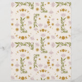 Budget  Mystieke Botanische Bruiloft Flyer (Achterkant)