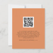 Budget najaar pomkins QR Code Weddenschap RSVP (Achterkant)