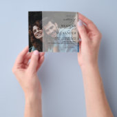Budget Names Modern Foto 8H Wedding Flyer (Hand)