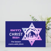 Budget Nativité Christian CHRIST Carte (Debout devant)