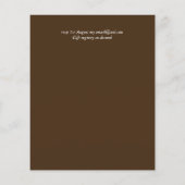 BUDGET  Nautical Map Wedding Invite (Achterkant)