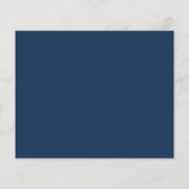 Budget Navy Blue Burgundy Red Floral sparen de dat (Achterkant)