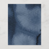 Budget Navy & Gold Geometric Lijst Surprise Party (Achterkant)