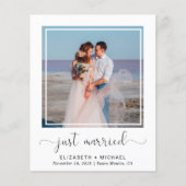 Budget Net getrouwde bruiloft Opvangfoto (Voorkant)