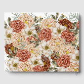 Budget Neutrale Boho Terracotta Gastenboek (Achterkant)