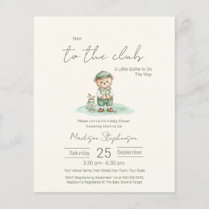 Budget Nieuw bij de Club Golf Beer Baby Shower