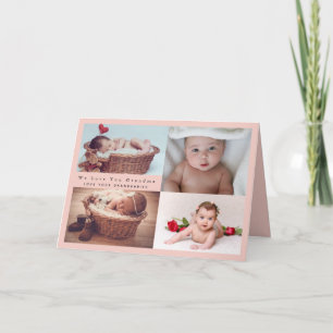BUDGET Nieuwe baby aankondiging foto collage