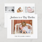 Budget nieuwe baby foto geboorteaankondiging (Voorkant / Achterkant)