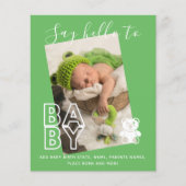 BUDGET Nieuwe baby FOTO Statistieken Aandenken Aan (Voorkant)