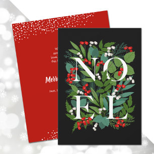 Budget NOEL Green Berries Carte de vacances