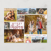 Budget Noël Une Année Inoubliable Carte Photo 16 (Devant)