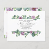 Budget Nous avons déménagé la carte de déplacement (Devant / Derrière)