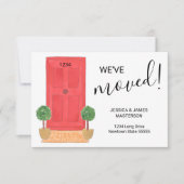 Budget Nous avons déplacé la carte Faire-part de p (Devant)