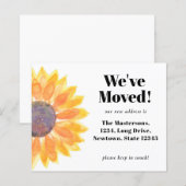 Budget Nous avons déplacé la carte Faire-part de t (Devant / Derrière)